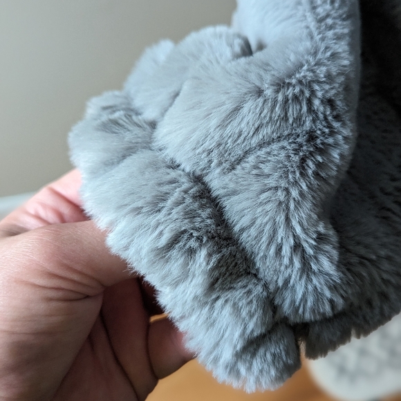 Lucky Brand Grey Faux Fur Jacket - Picture 4 of 6